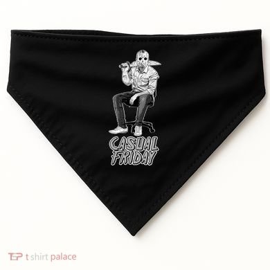 Casual Friday Scary Halloween Horror Movie USA-Made Doggie Bandana