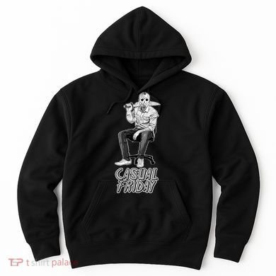 Casual Friday Scary Halloween Horror Movie Hoodie