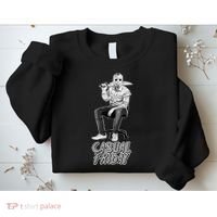 Casual Friday Scary Halloween Horror Movie Sweatshirt thumb 2