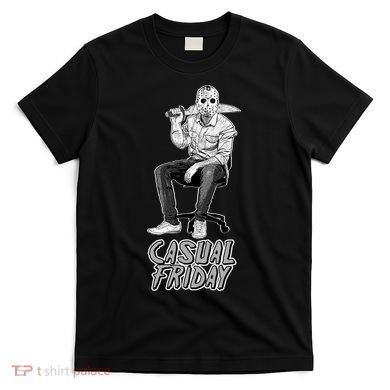 Casual Friday Scary Halloween Horror Movie T-Shirt