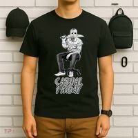 Casual Friday Scary Halloween Horror Movie T-Shirt thumb 6