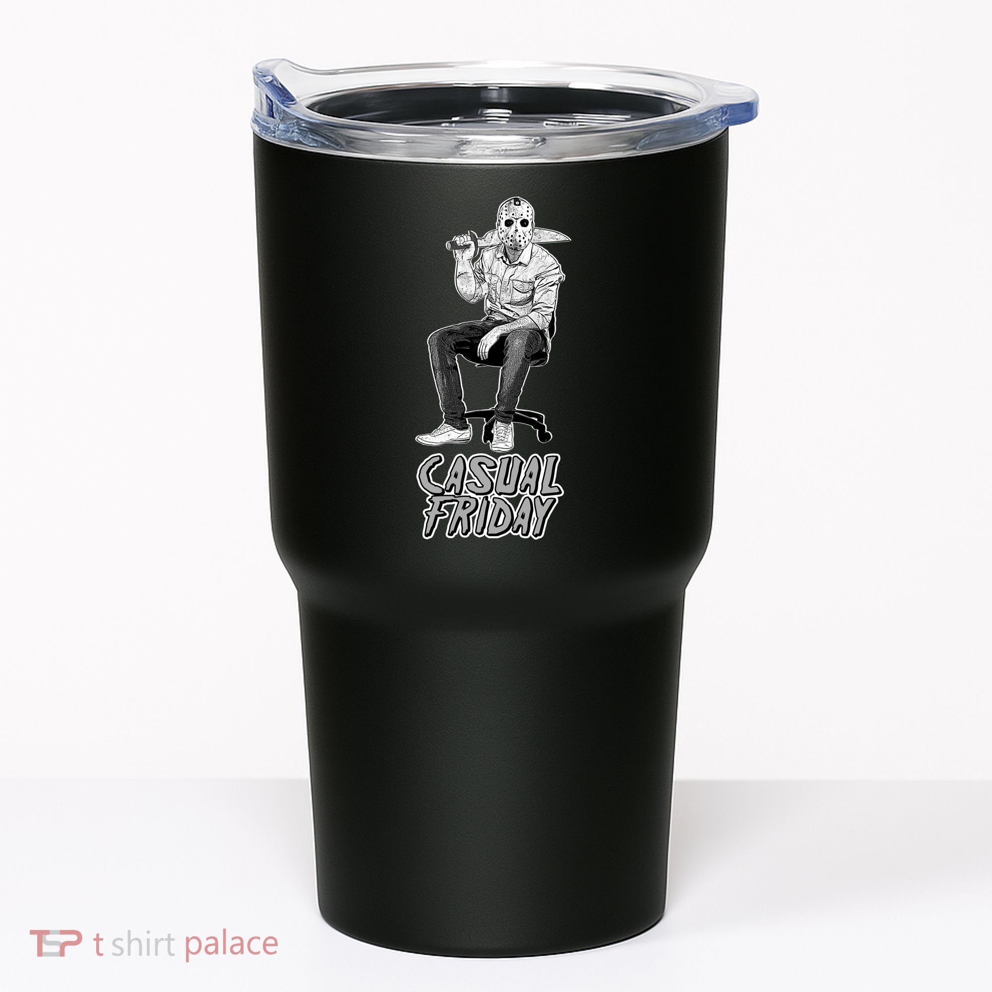 Casual Friday Scary Halloween Horror Movie Tumbler