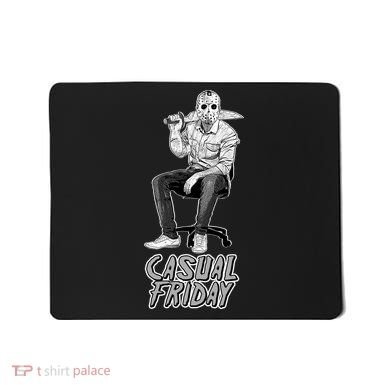 Casual Friday Scary Halloween Horror Movie Mousepad