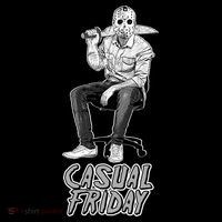 Casual Friday Scary Halloween Horror Movie Mousepad thumb 1
