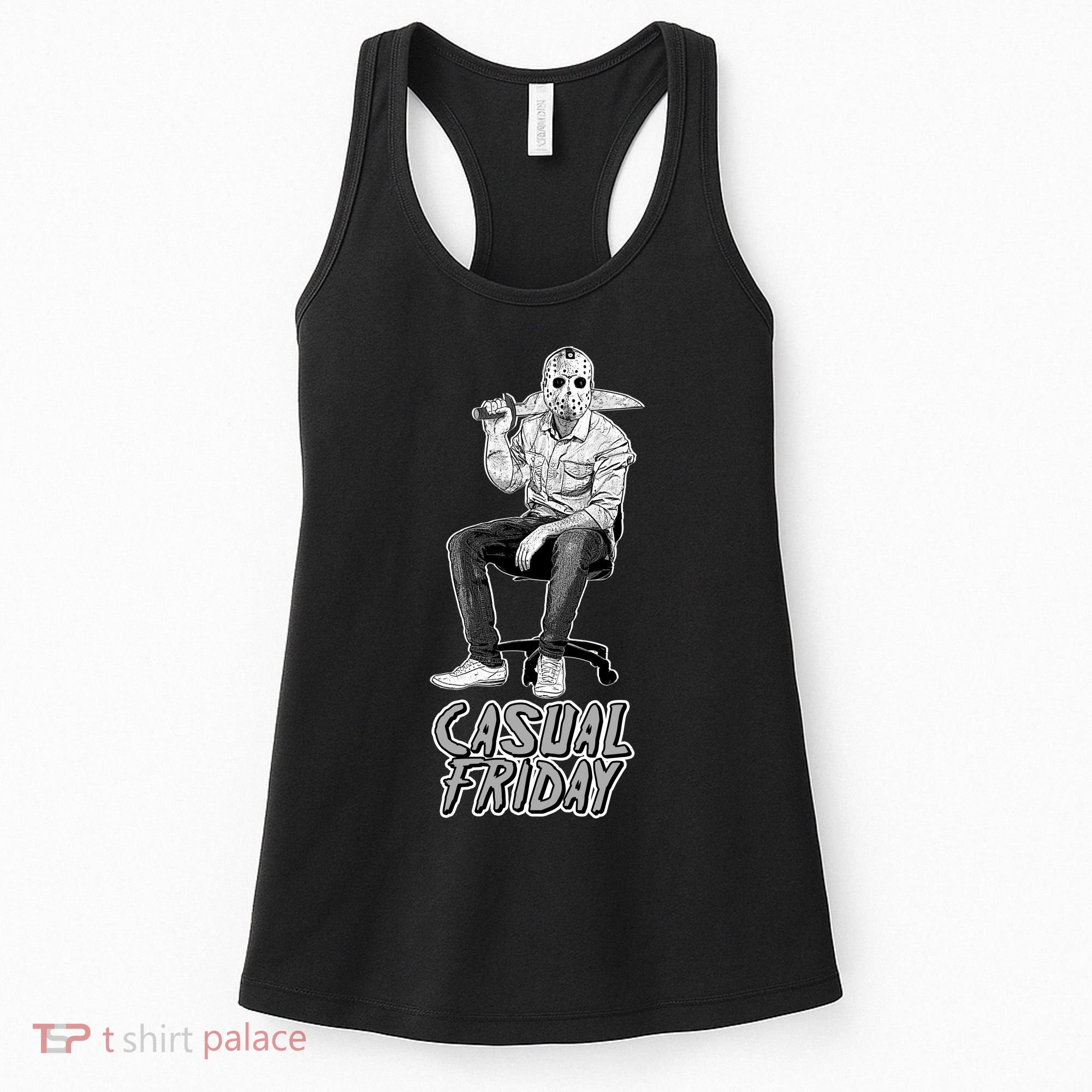 Casual Friday Scary Halloween Horror Movie Women's Tank Top