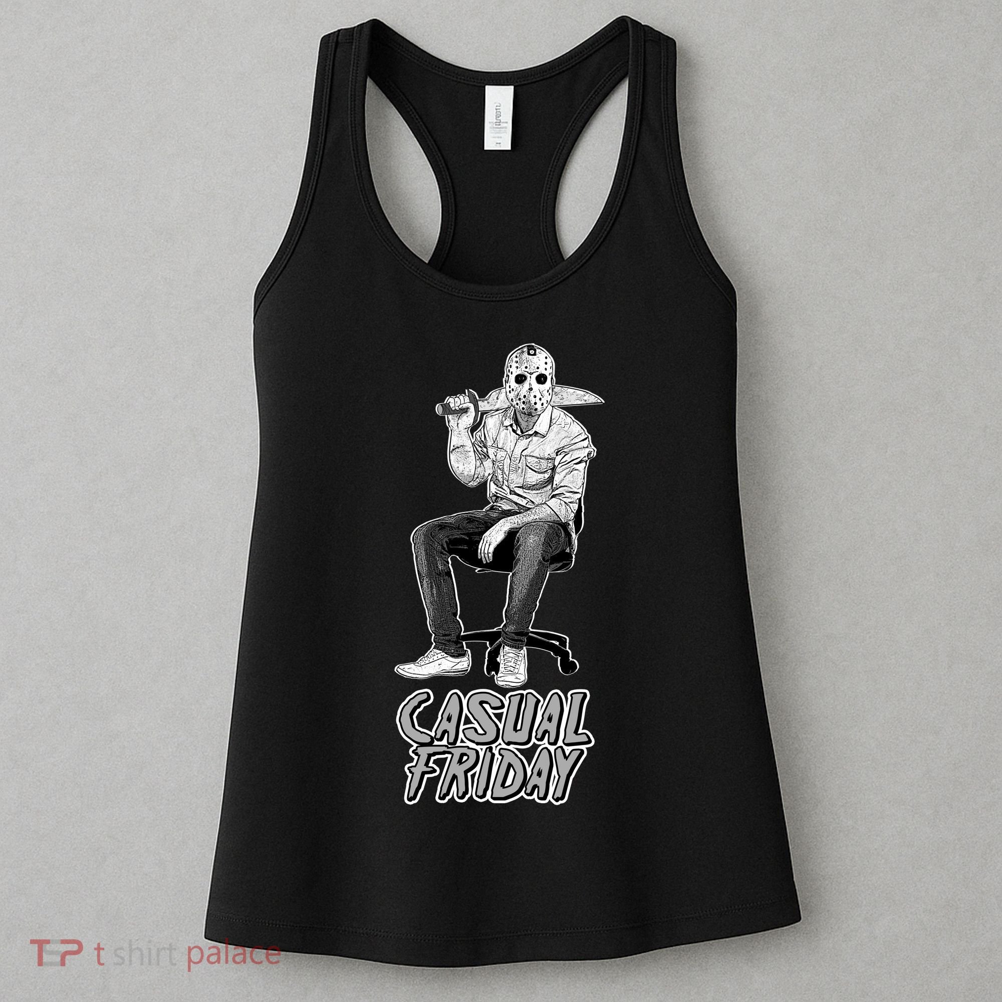 Casual Friday Scary Halloween Horror Movie Women's Tank Top