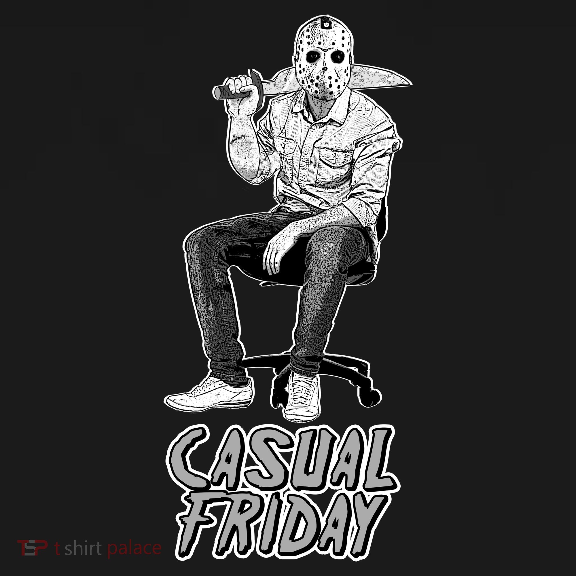 Casual Friday Scary Halloween Horror Movie Baby Bodysuit