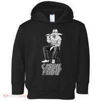 Casual Friday Scary Halloween Horror Movie Toddler Hoodie thumb 0