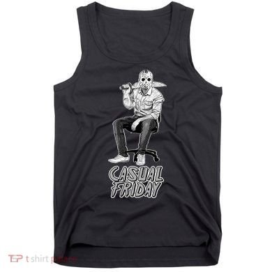 Casual Friday Scary Halloween Horror Movie Tank Top