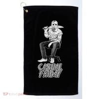 Casual Friday Scary Halloween Horror Movie Golf Towel thumb 0