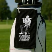 Casual Friday Scary Halloween Horror Movie Golf Towel thumb 2