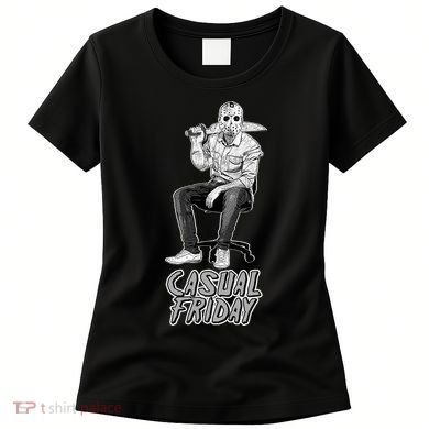 Casual Friday Scary Halloween Horror Movie Women's T-Shirt