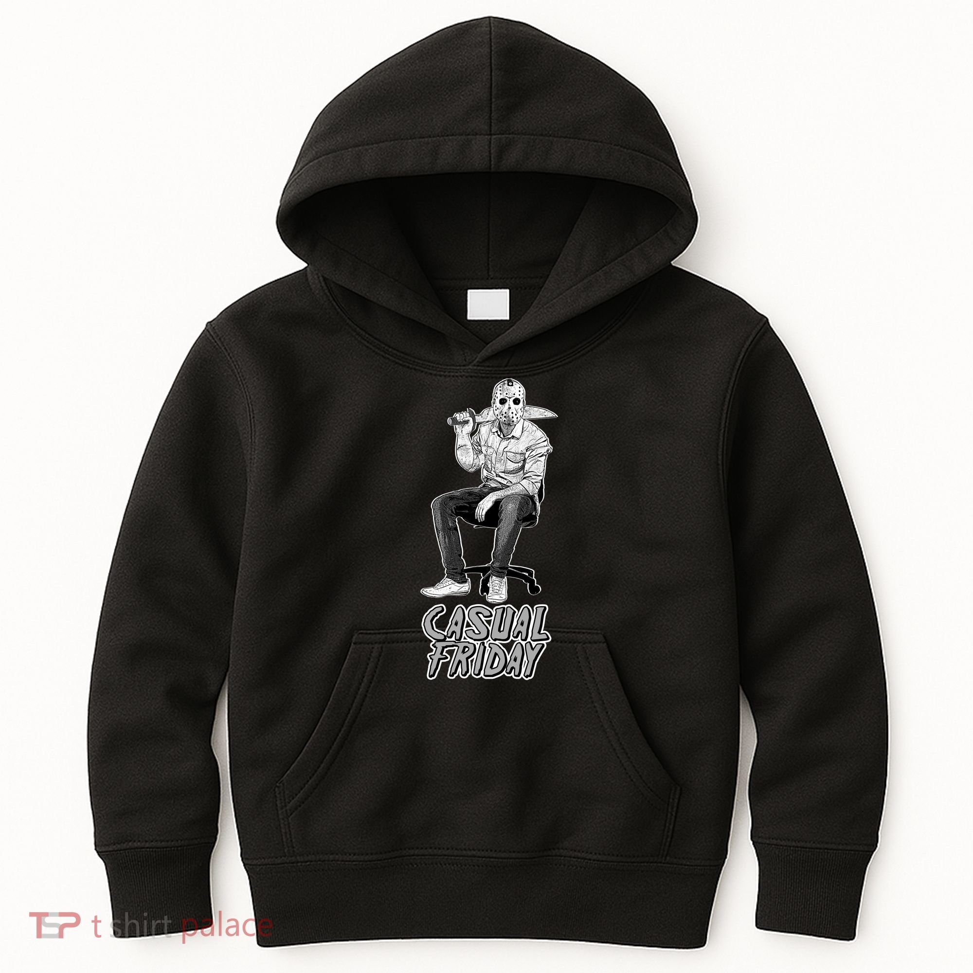 Casual Friday Scary Halloween Horror Movie Kids Hoodie
