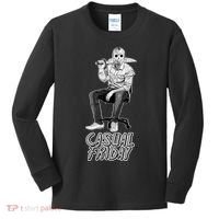 Casual Friday Scary Halloween Horror Movie Kids Long Sleeve Shirt thumb 0