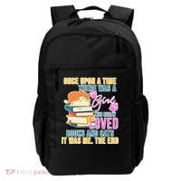 Cat And Books Girl Backpack thumb 0