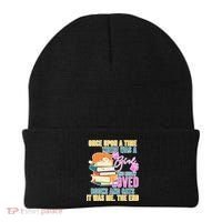 Cat And Books Girl Beanie thumb 0