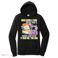 Cat And Books Girl Women's Hoodie thumb 0