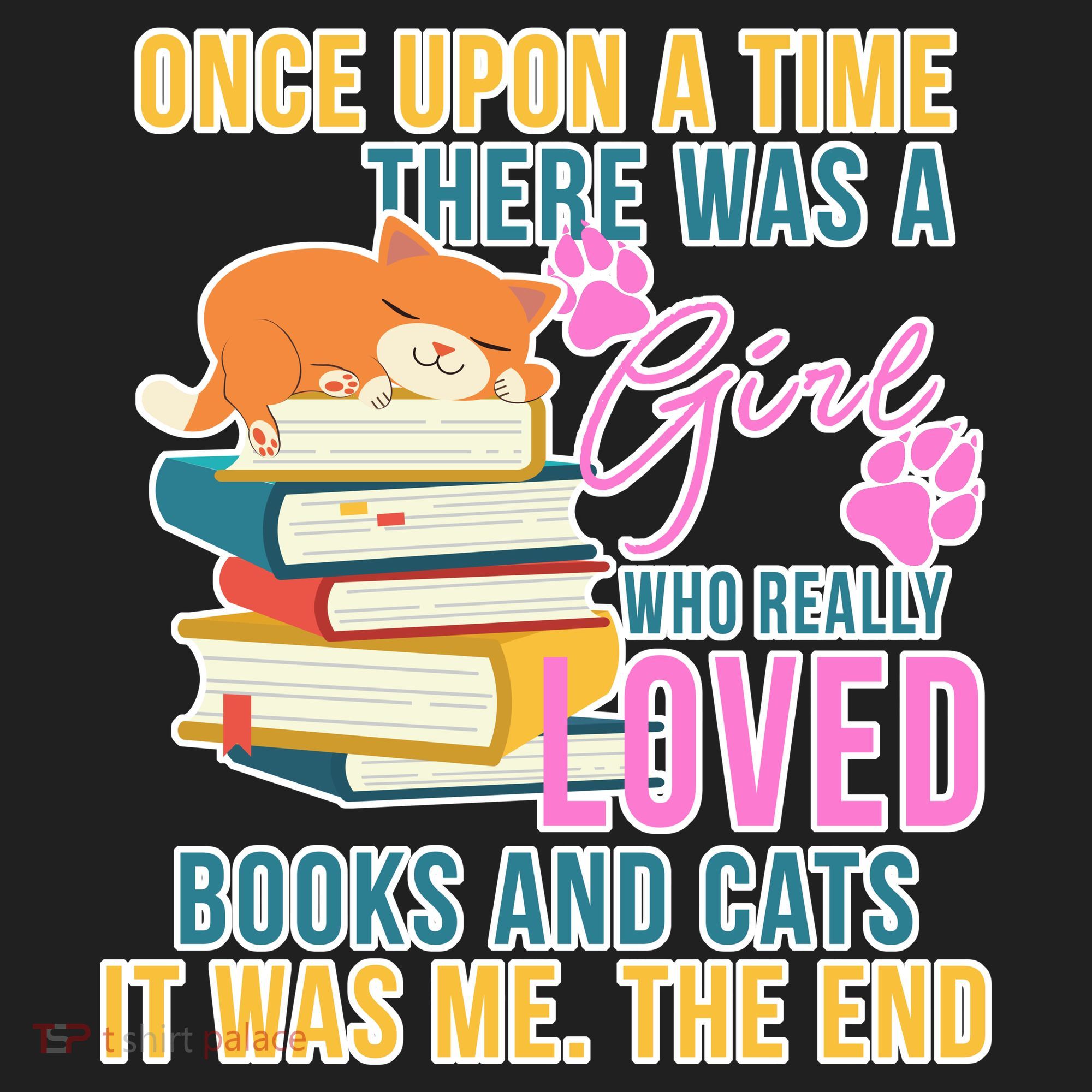 Cat And Books Girl Hat