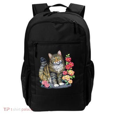 Cat and Roses Backpack