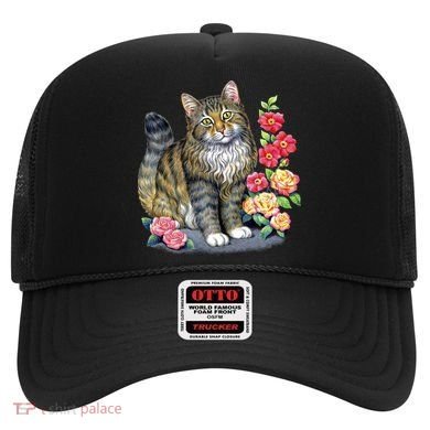 Cat and Roses Hat