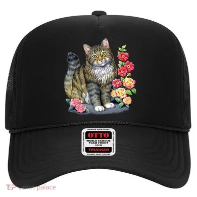 Cat and Roses Hat