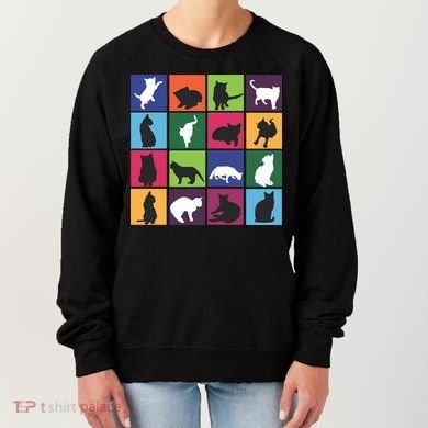 Cat Blocks Women's Sweatshirt