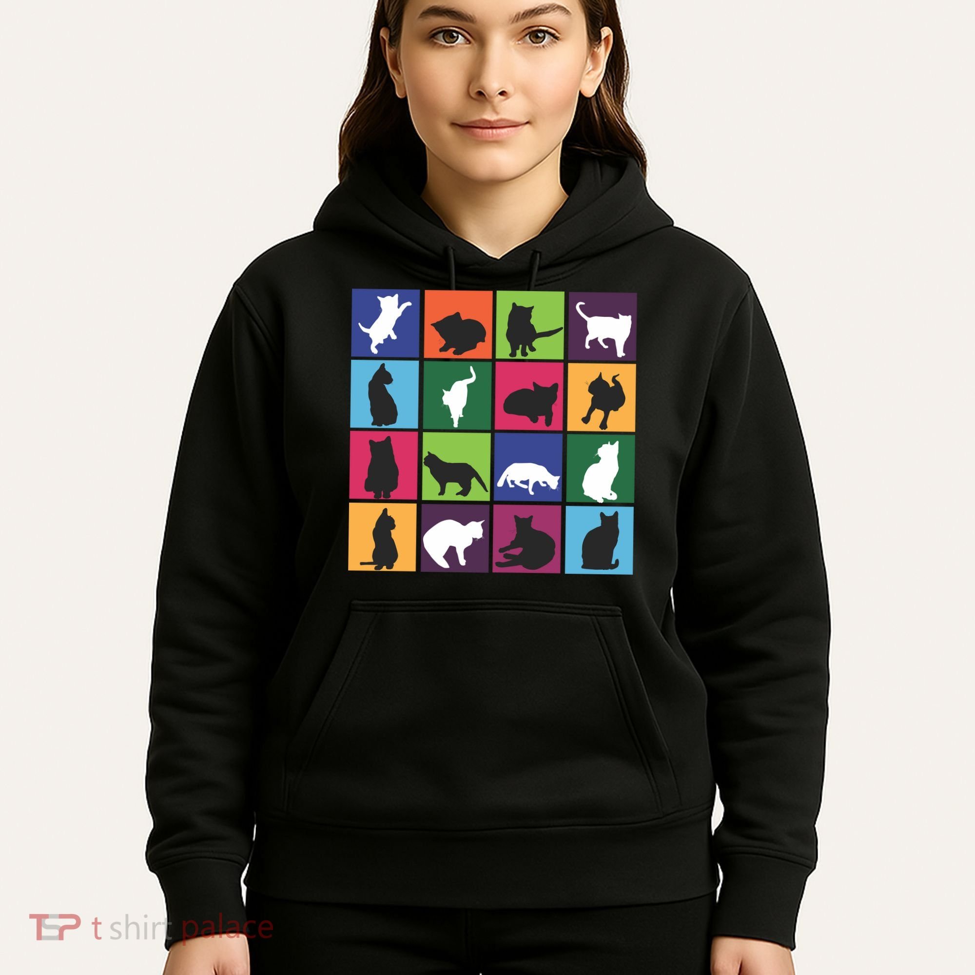 Cat Blocks Hoodie