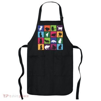 Cat Blocks Apron