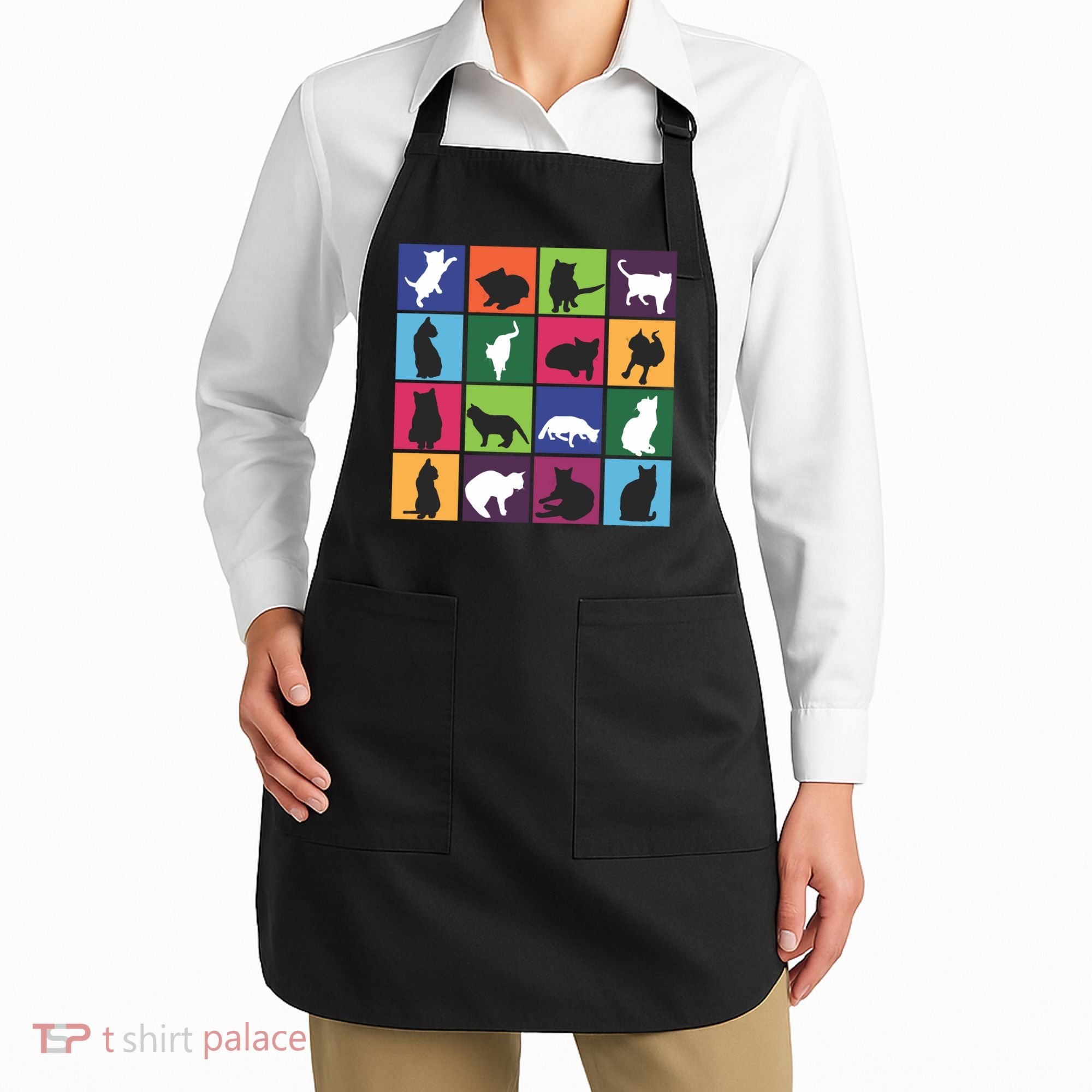 Cat Blocks Apron
