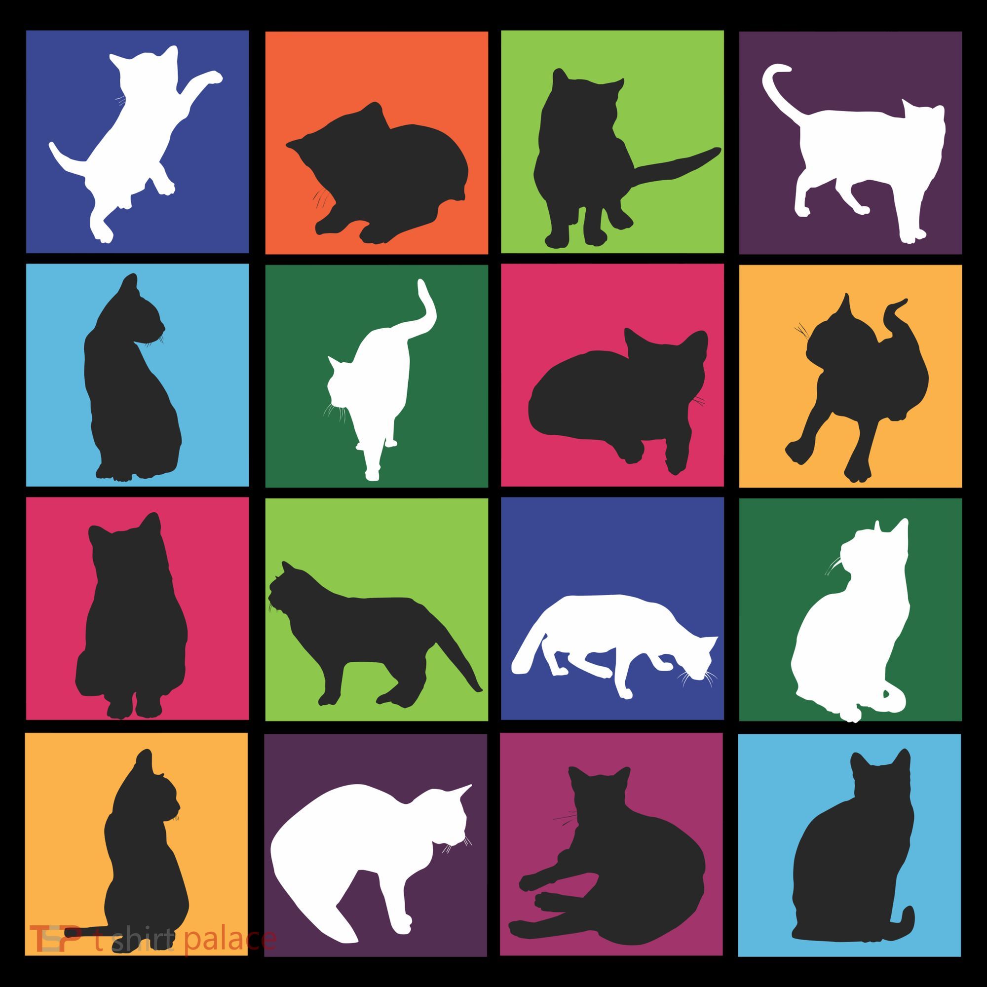 Cat Blocks Apron