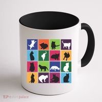 Cat Blocks Coffee Mug thumb 1