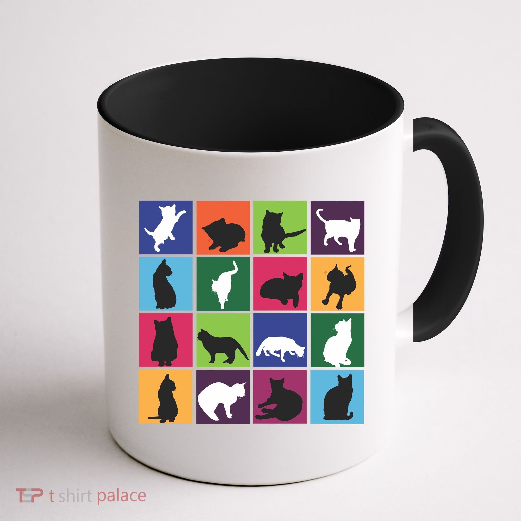 Cat Blocks Coffee Mug