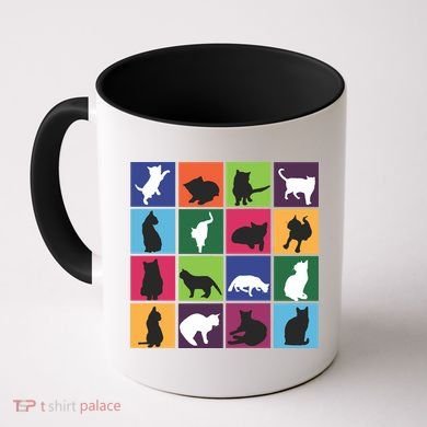 Cat Blocks Coffee Mug