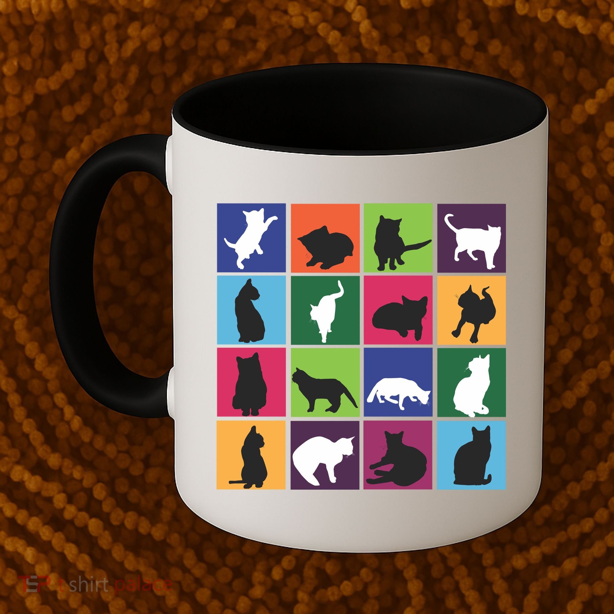 Cat Blocks Coffee Mug
