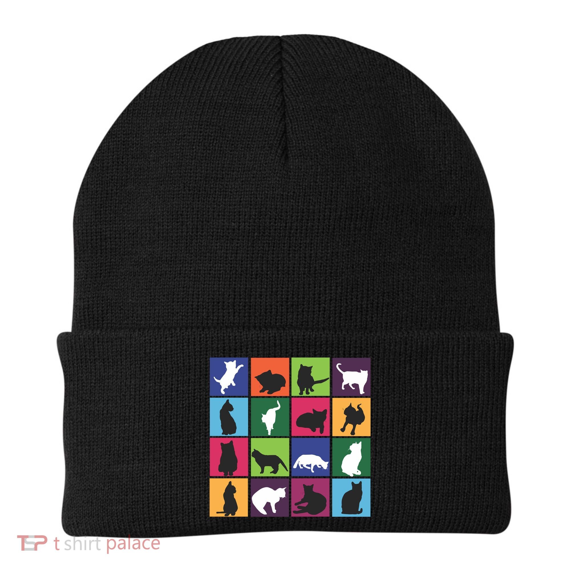 Cat Blocks Beanie