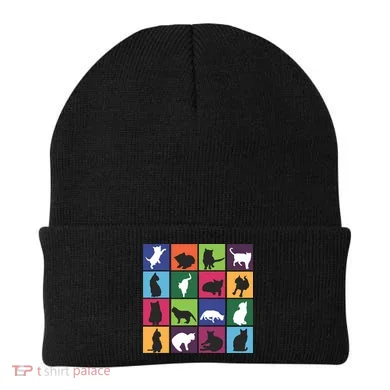 Cat Blocks Beanie