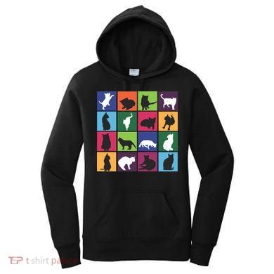 Cat Blocks Women's Hoodie