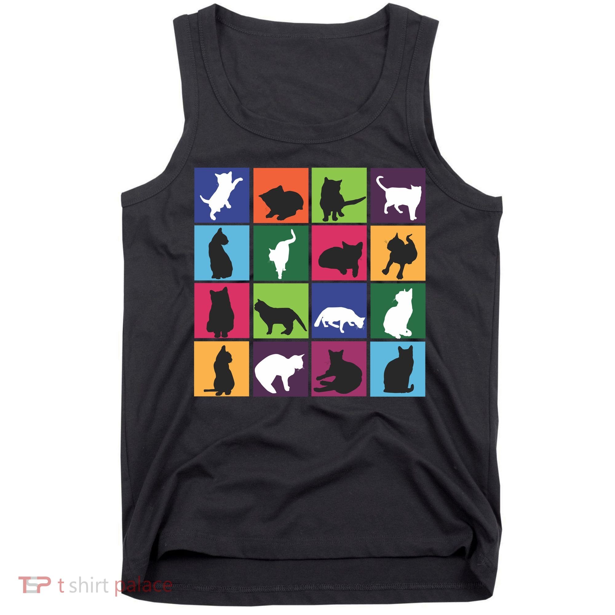 Cat Blocks Tank Top