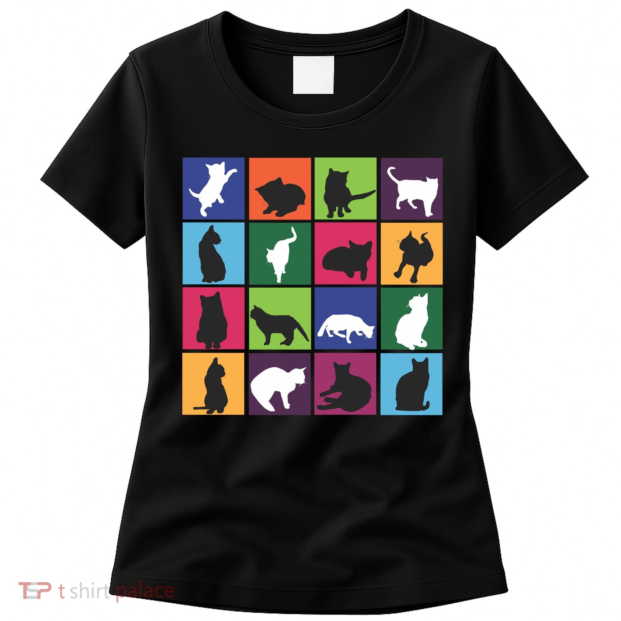 Cat Blocks Women's T-Shirt