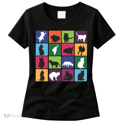 Cat Blocks Women's T-Shirt