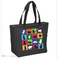 Cat Blocks Tote Bag thumb 2