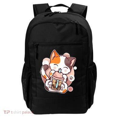 Cat Boba Tea Kawaii Backpack