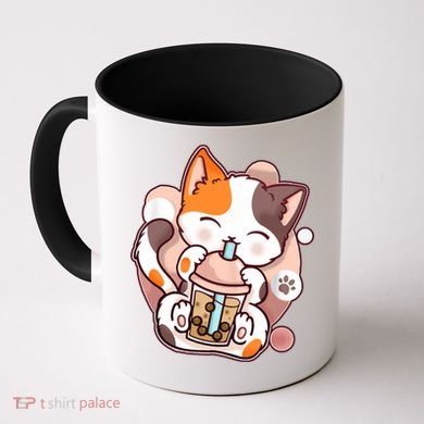 Cat Boba Tea Kawaii Coffee Mug