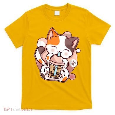 Cat Boba Tea Kawaii T-Shirt