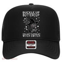 Cat Buckle Up Buttercup You Just Flipped My Witch Switch Hat thumb 0