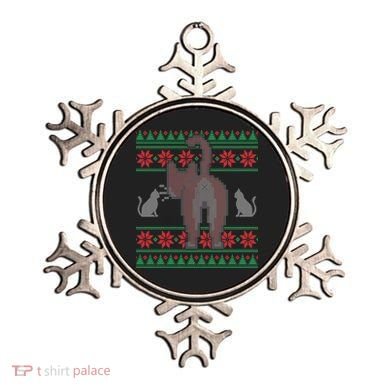 Cat Butt Ugly Christmas Sweater Design Ornament