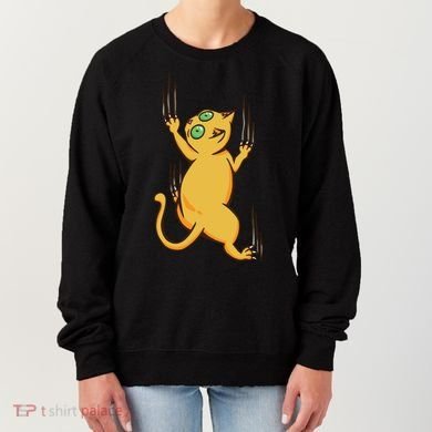 Cat Climbing Women's Sweatshirt