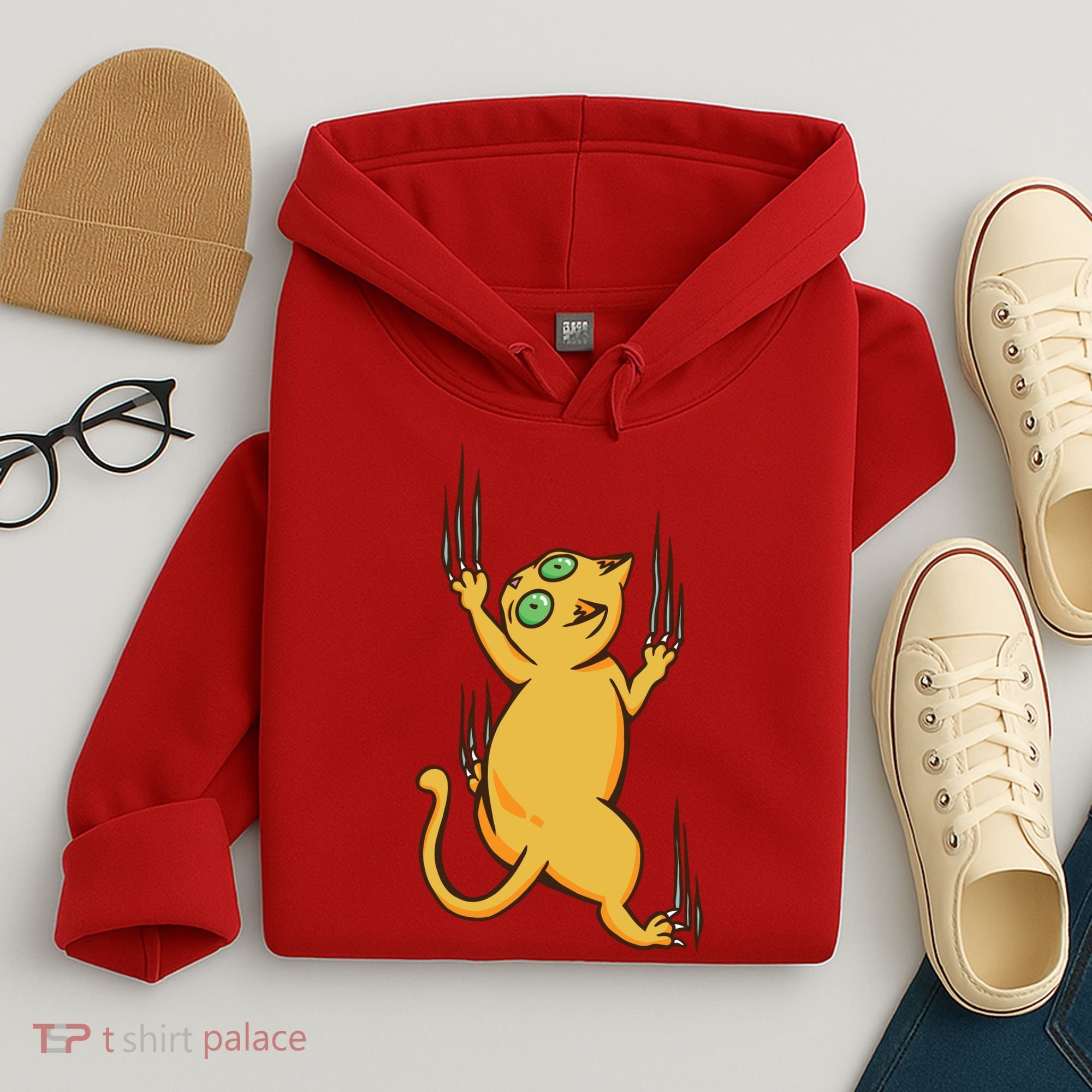 Cat Climbing Hoodie