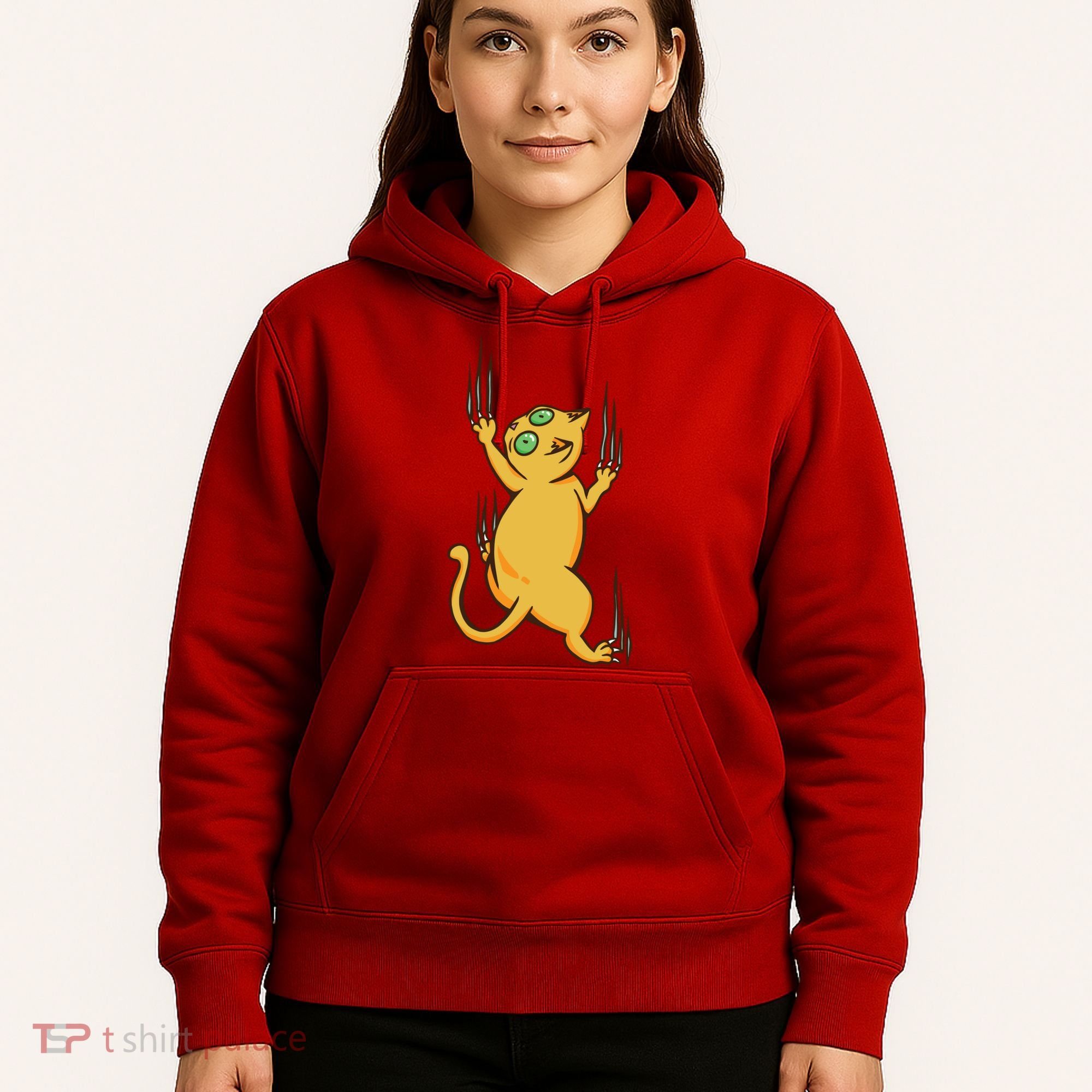 Cat Climbing Hoodie