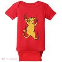 Cat Climbing Baby Bodysuit thumb 0